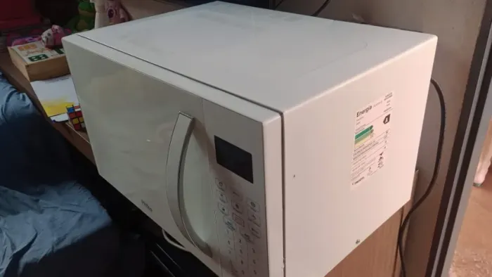 microondas grande top novinho 127 w 