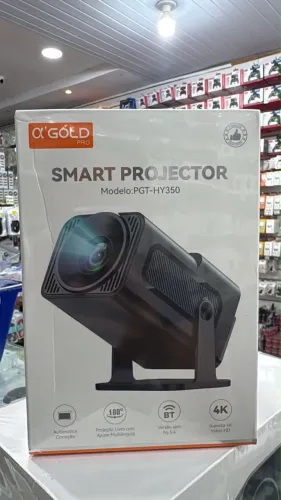 Mini Projetor Smart Sklnxaz Android 11 Wifi BT5.0 LED Preto