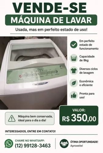 Máquina de Lavar Brastemp 8kg