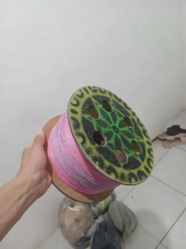 Carretilha de linha, 40 cm perfeito para o final de semana, ainda com 2mil metros de linah