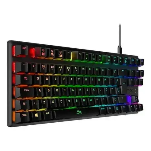 Teclado HyperX Mecânico Mars RGB switch azul