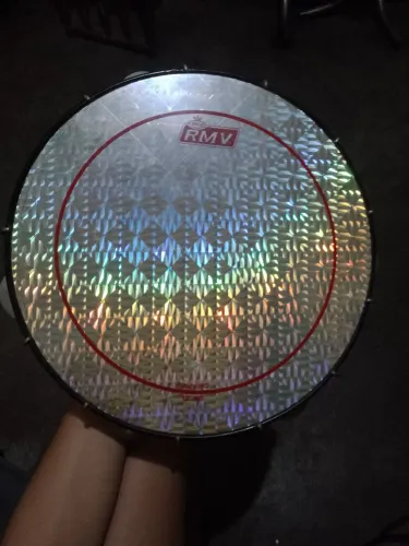 Pandeiro RMV 12"150 Pele Holográfica - Semi-novo (Zeradíssimo)