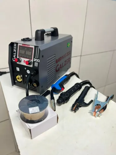 Promoção inversora maquina de solda Galzer 200amperes 220v + acessorios - Entregamos