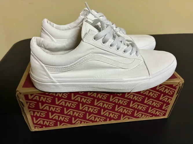 Tênis 42 Vans Old Skool True White