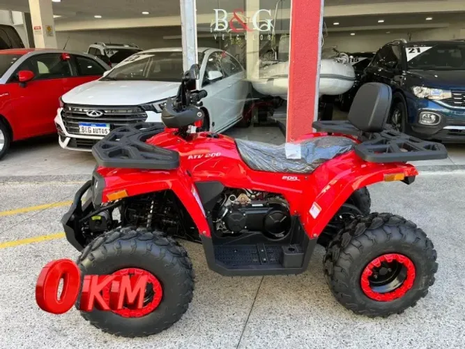 Quadriciclo Shineray Atv-200cc Com Reboque e Engate 0km