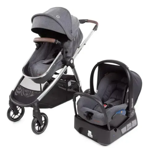 Travel System Anna Luxe Trio Twillic Grey - Maxi-cosi