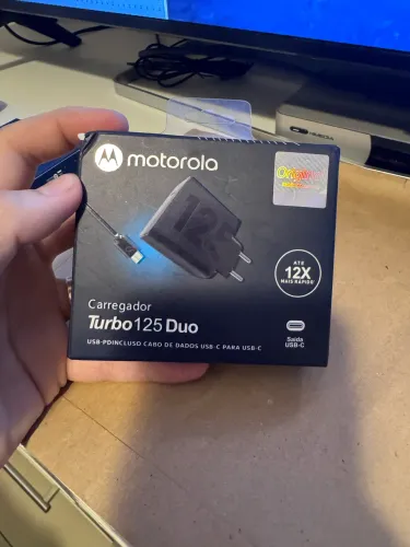 Carregador Turbo Motorola 125w ( novo)