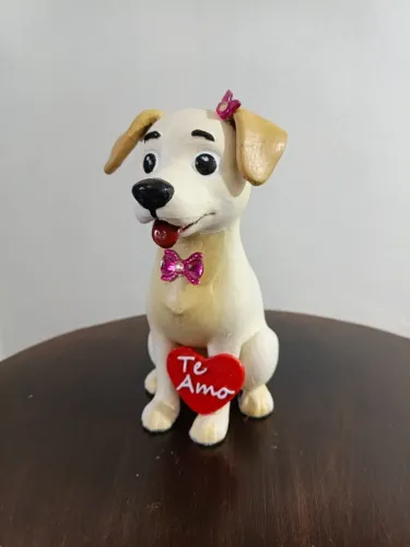 Cachorrinho Vira-Lata Fofinho "Te Amo" | Presente Especial para o Dia dos Namorados