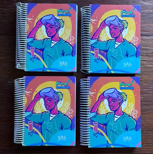 Apostilas Pré-Vestibular SAS 2024 ? Livros 1, 2, 3 e 4