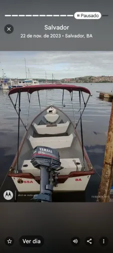 Barco de FIBRA novíssimo