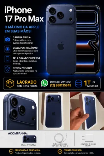 iPhone 17 Pro Max - 1T_Lacrado
