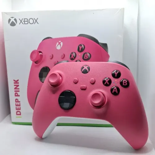 Controle Xbox series Deep Pink seminovo em perfeito estado