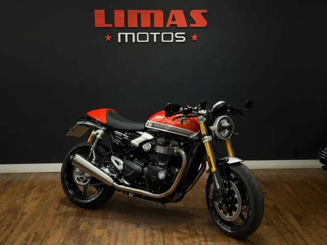 Speed Twin 1200RS Laranja 2025 - Apenas 1.600 KM.