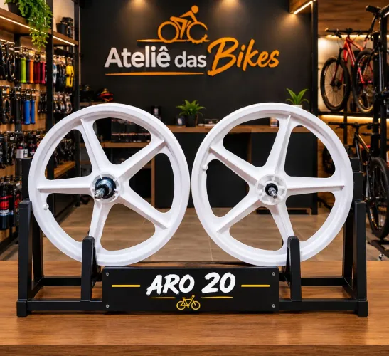 Rodas nylon bicicleta aro 20