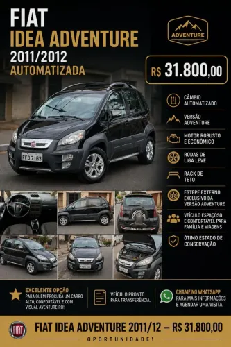 Fiat Idea Adv./ Adv.lock.dualogic 1.8 Flex 5P 2012
