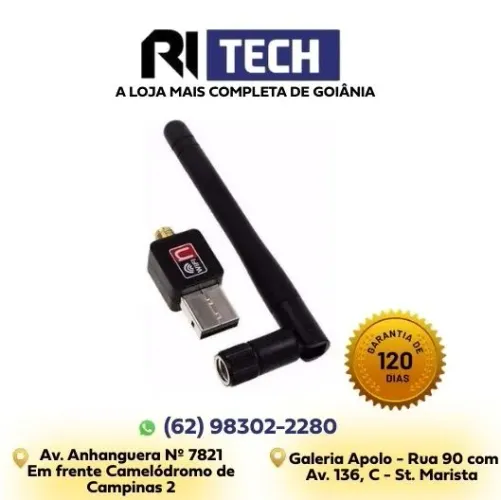 Adaptador Wi-Fi USB MWI-003 Receptor Wireless para PC