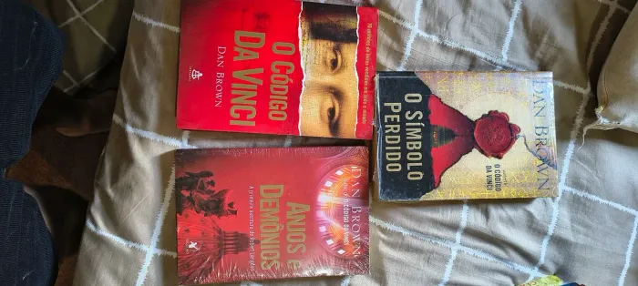 O símbolo perdido + código davinci + anjos e demônios