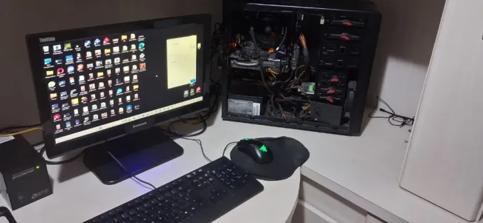 Computador Gamer Completo 16gb Ram 2TB de armazenamento + 480GB SSD Completo - Monitor 24'
