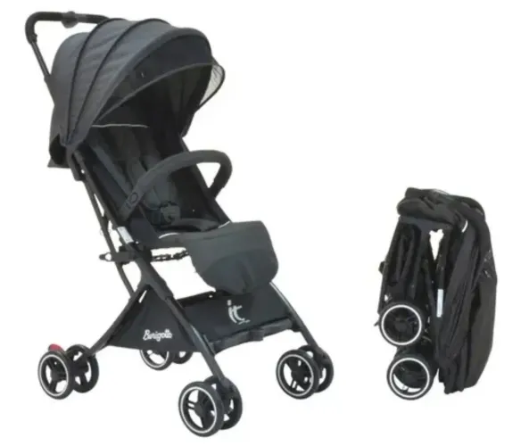 Carrinho De Bebê Dobrável Até 15kg It - Burigotto Cor Preto