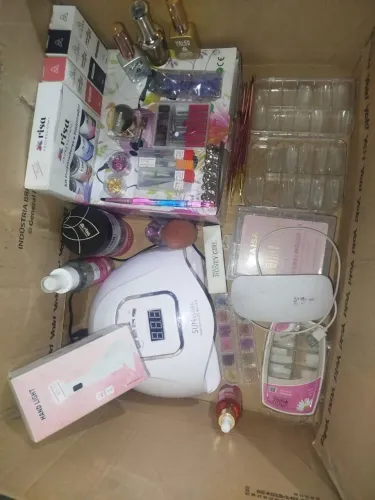 Kit completo alongamento de unhas em gel