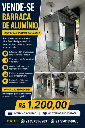 Barraca de alumínio 