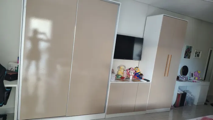 Guarda roupa modulado com aereo