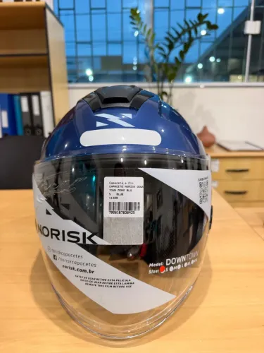 Capacete Norisk Downtown Blue NOVO 56/S ou 60/L