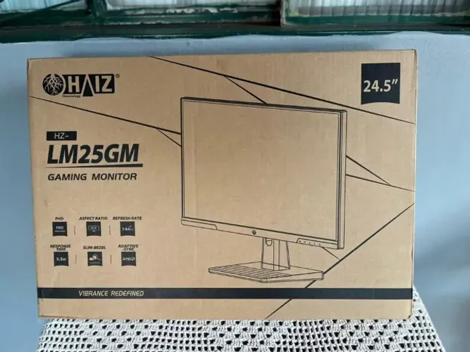 Monitor Gamer Haiz 144Hz IPS HDMI/DP (Novo)