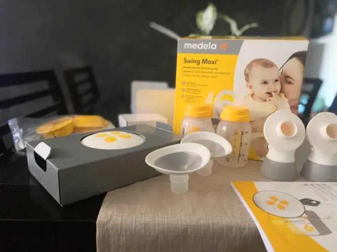 Bomba Tira Leite Elétrica Dupla Swing Maxi - Medela