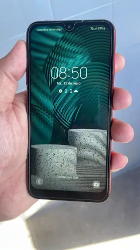 Samsung Galaxy A01 Vermelho Funcionando Bem