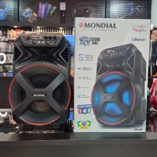 Caixa de Som Amplificada Mondial Bluetooth CM-250