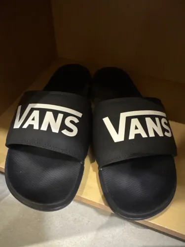 Chinelo slip vans preto