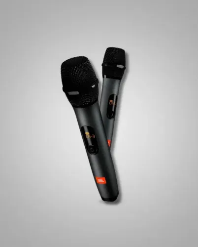 KIT COM 2 MICROFONES JBL WIRELESS - SEM RECEPTOR