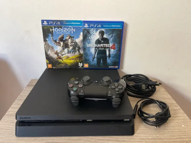 Ps4 Slim 1 Tera | Analiso Trocas | Cartão Até 18x | Venha Testar