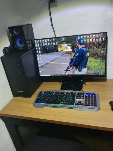 PC Completo c/ Monitor 24 AOC (nota fiscal)