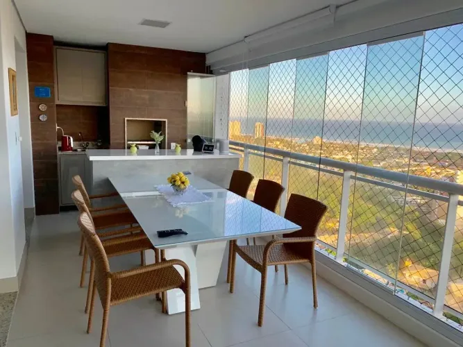 Greenville ETCO, 130m², 3 quartos (2 suítes), andar alto, vista mar, nascente, varanda gou