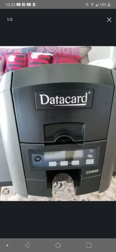 Vendo Datcard cd 800 : cartão e crachar