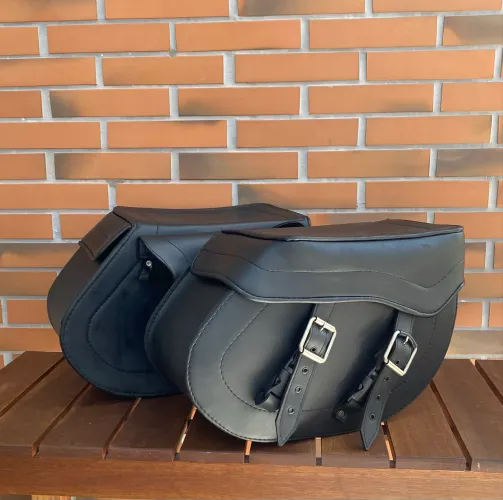 Alforges em couro para Harley Davidson