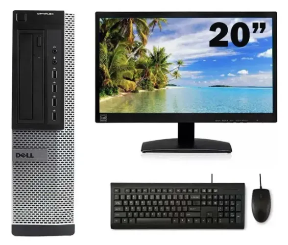Cpu Dell Optiplex 790/990 Core I5 4gb 320gb + Monitor 19'