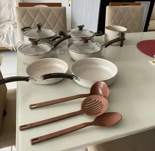 Conjunto de Panelas Antiaderente 10 Peças