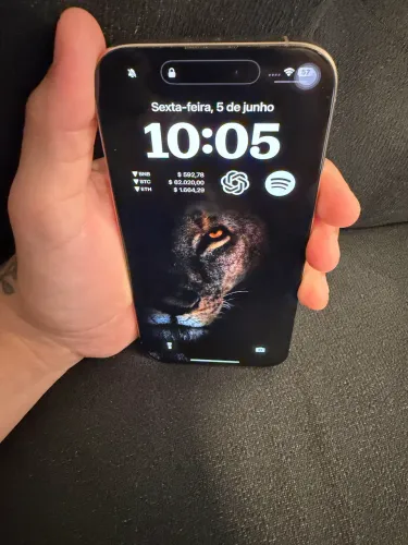 Apple iPhone 16 Pro (128 GB) - Titânio-deserto