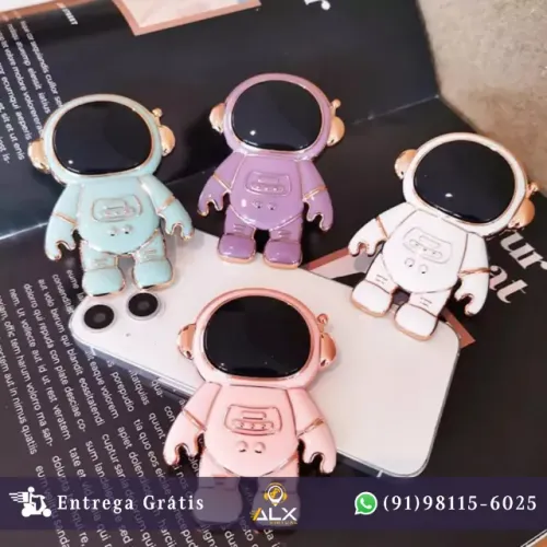 Suporte para Celular Astronauta Cute 3d Dobrável *ENTREGA GRÁTIS*