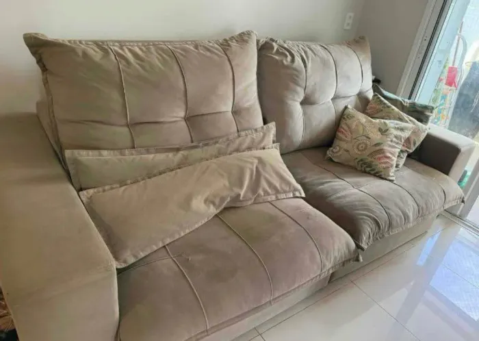 Sofá retrátil e reclinável 2,50