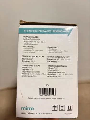 Plastificadora mimo stamping mini