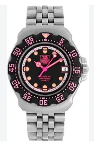 Relógio Tag Heuer Formula 1 Rosa modelo vintage