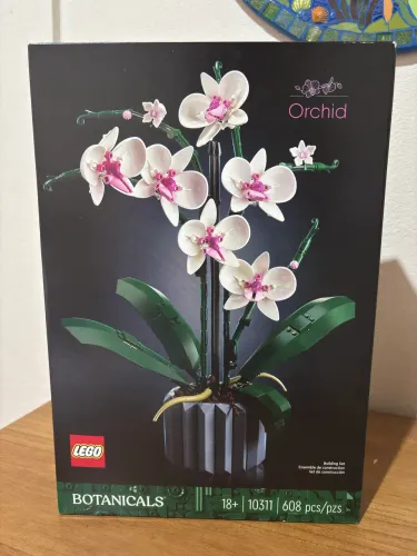 Lego Botanicals Orquídea 10311; Kit De Construção De Plantas Decorativas 608 Orquídeas