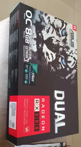 Vendo Placa de Video RX580 8GB Asus Dual