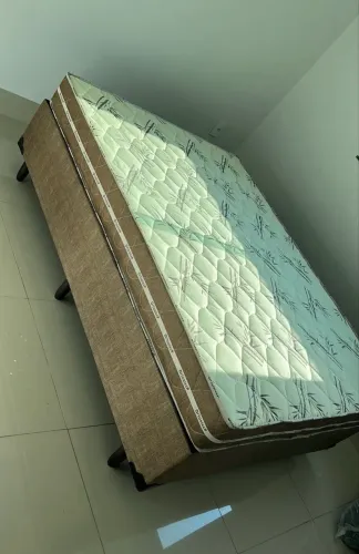 Cama box casal base e colchão parcelamos s juros