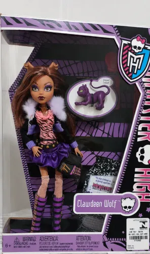 Boneca Clawdeen Wolf - versão G1