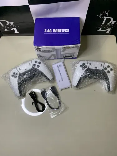 Game Stick M15 Plus 4K - 20 Mil Jogos + 2 Controles Sem Fio